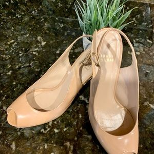 Stuart Weitzman wedges Leather Espadrille …